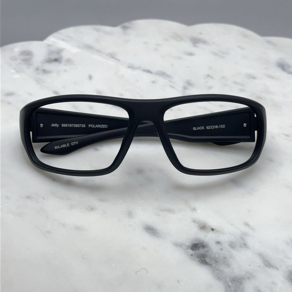 Jetty 666197380735 Black GTV Eyeglasses / Sunglasses Frames Only 62-16-132